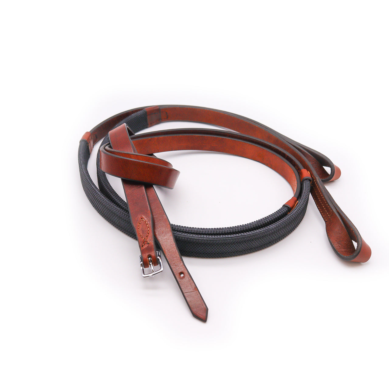 Twist-End Reins with Black Grips
